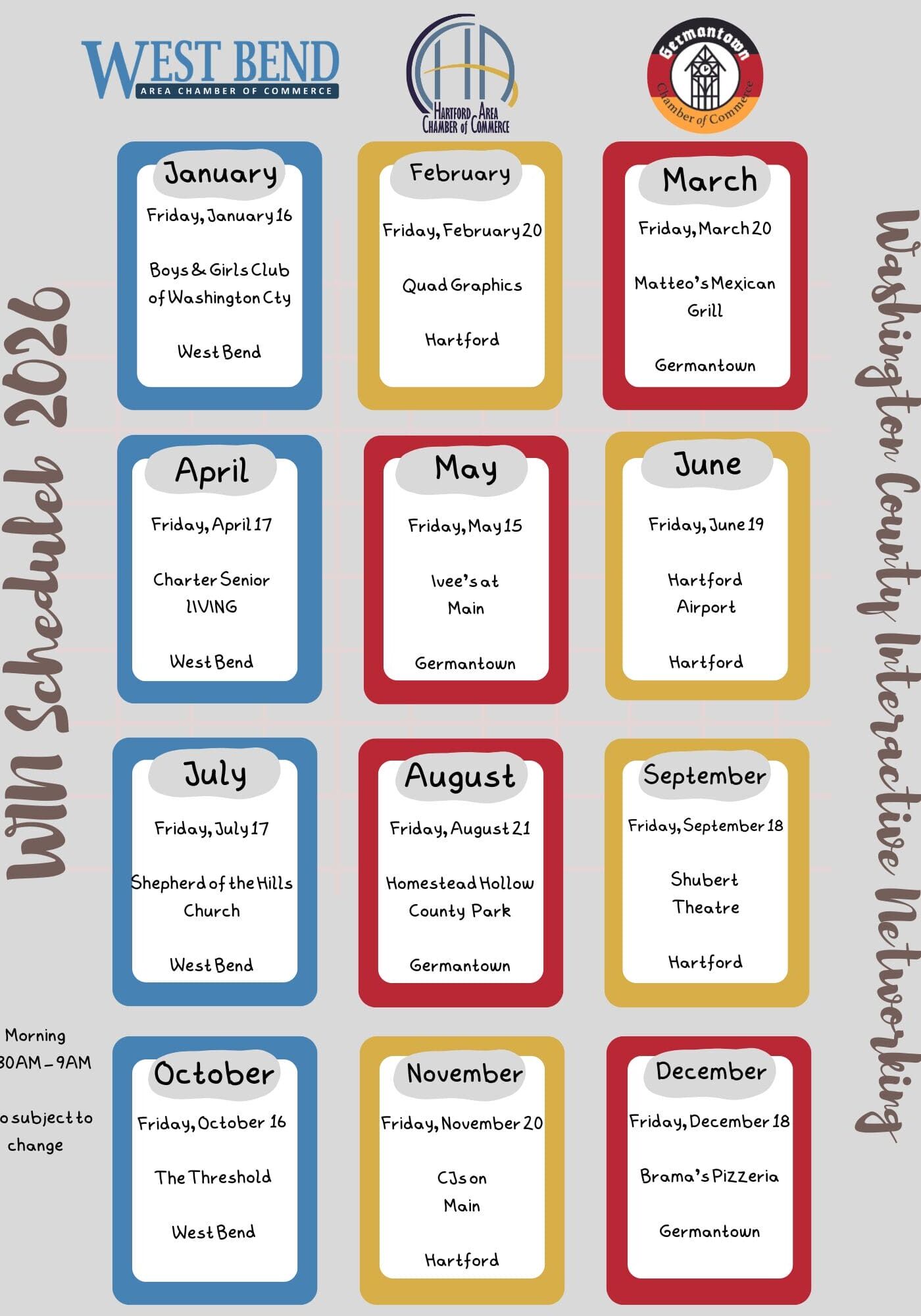 WIN Schedule 2026